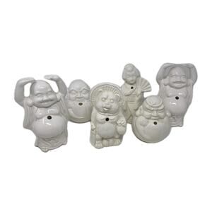 VTG Benihana of Tokyo Japanese Restaurant Tiki Mugs Lot 6 Ceramic Cocktail Mugs